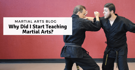 Why Did I Start Teaching Martial Arts?